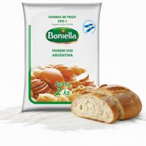 Farinha De Trigo Argentina Boniella Puríssima 2kg Premium 00 Farinha De Trigo Argentina Boniella Puríssima 2kg Premium 00