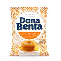 farinha de trigo dona benta com fermento 1kg farinha de trigo dona benta com fermento 1kg