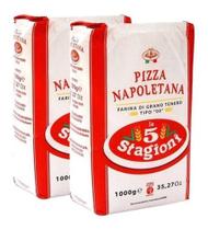 Farinha De Trigo Italiana 00 Le 5 Stagioni Napoletana 2kg