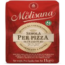 Farinha importada la molisana pizza 1kg italiana, fina e perfeita para massas artesanais