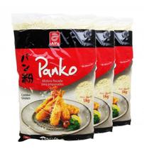 Farinha Panko para Empanar 1kg (Kit com 3) - Alfa