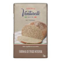 Farinha Trigo Integral Venturelli Pacote 1kg Kit 3 Unidades