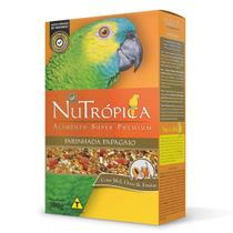 Farinhada Nutrópica Papagaio com Mel Ovos e Frutas 300g Nutrópica Super Premium Ring Neck Cacatua