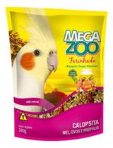 Farinhada P/ Calopsitas Mel, Ovos E Propolis 300g - Megazoo Farinhada P/ Calopsitas Mel, Ovos E Propolis 300g - Megazoo