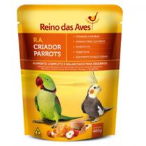 Farinhada R.A. Criador Parrots 400g Reino Das Aves - Reino da Aves