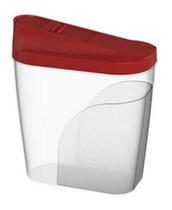 Farinheira E Açucareiro Multiuso Com Medidas Vermelho