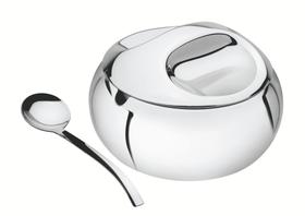 Farinheira Porta Farinha Tramontina Service em Aço Inox 2 Peças