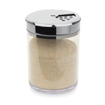 Farinheira Queijeira Vidro tampa Inox 330ml Forma Farinheira Queijeira Vidro tampa Inox 330ml Forma