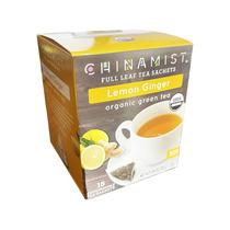 Farmer Brothers Chá Verde Orgânico China Mist Limão Gengibre 15 sachês Farmer Brothers Chá Verde Orgânico China Mist Limão Gengibre 15 sachês