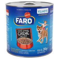 Faro Lata Cães Filhotes Carne - 280 Gr - AFFINITY PET CARE