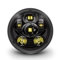 Faro LED TRUE MODS 5.75 para Harley Davidson Negro