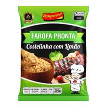 Farofa de Mandioca Temperada Costelinha Com Limão 250g Farofa de Mandioca Temperada Costelinha Com Limão 250g