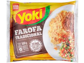 Farofa de Mandioca Temperada Yoki Tradicional - 500g