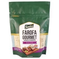 Farofas Gourmet Premium Bacon Soeto Alimentos 300gr Churrasco Feijoada Farinha Mandioca