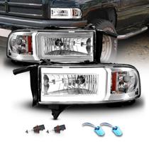 Faróis AmeriLite 94-02 Dodge RAM 1500 2500 3500 Conjunto Faróis AmeriLite 94-02 Dodge RAM 1500 2500 3500 Conjunto