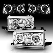 Faróis AmeriLite Halo para Toyota Land Cruiser 91-94