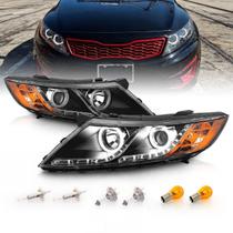 Faróis AmeriLite Kia Optima 2011-2015 Halógeno Conjunto