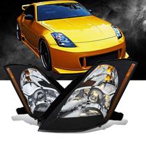 Faróis AmeriLite Nissan 350Z 2003-2005 Halógeno Par