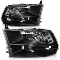Faróis Auto Dynasty Ram 1500-5500 2009-2018 Preto Faróis Auto Dynasty Ram 1500-5500 2009-2018 Preto