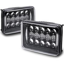 Faróis de LED ONLINE LED STORE, par preto de 4 x 6 polegadas Faróis de LED ONLINE LED STORE, par preto de 4 x 6 polegadas