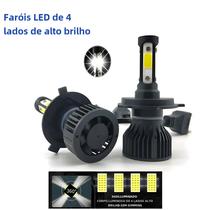 Faróis de LED para Carro (2 Peças) - 4 Lados, 6500K - H11, H4, H7, H3, H1, H8, H9