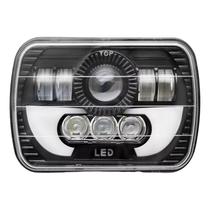 Faróis de LED Wrangler High/Leds quadrados de 7 polegadas 5x7 Faróis de LED Wrangler High/Leds quadrados de 7 polegadas 5x7