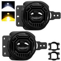 Faróis de neblina Auto Buero 4" LED branco âmbar 60W para Jeep Faróis de neblina Auto Buero 4" LED branco âmbar 60W para Jeep