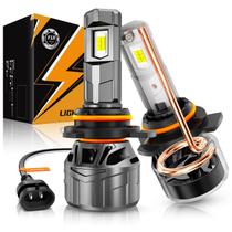 Faróis de neblina Auxbeam 2025 F18 Series 9012 HIR2 22000LM, pacote com 2