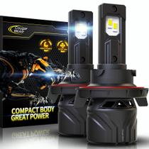 Faróis de neblina Cougar Motor H13 9008 6500K brancos sem polaridade