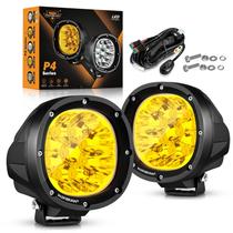 Faróis de Neblina LED Auxbeam 4 Polegadas 90W 9000LM Âmbar - Para Off-Road
