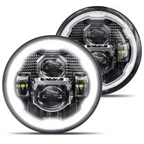 Faróis HWSTAR 7" LED Halo DRL Antirreflexo H6024 Faróis HWSTAR 7" LED Halo DRL Antirreflexo H6024