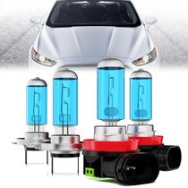 Faróis TTDBDAN Halogen H7 High Beam+H11/H8/H9 Low Beam