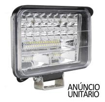 Farol 144w Retangular Duas Fases 5'' Jeep Caminhão Universal