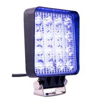 Farol 16 Leds Azul 48W Pulverizador Agrícola Universal Farol 16 Leds Azul 48W Pulverizador Agrícola Universal