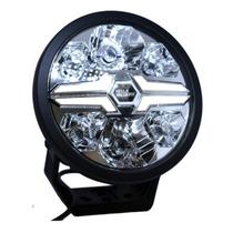 Farol 7 Pol Original Hella Black Blade Drl Branco âmbar