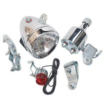 Farol Á Dínamo Para Bicicleta Monark 12v 6w + Lâmpadas Farol Á Dínamo Para Bicicleta Monark 12v 6w + Lâmpadas