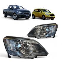 Farol Agile 2009 a 2014 Montana 2011 a 2021 Mascara Cinza Farol Agile 2009 a 2014 Montana 2011 a 2021 Mascara Cinza