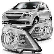 Farol Agile Montana 2009 2010 2011 2012 2013 2014 Cromado Farol Agile Montana 2009 2010 2011 2012 2013 2014 Cromado