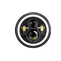 Farol Angel Eyes Led para Jeep Troller Fusca Caminhão 7''