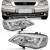 Farol Astra 1998 até 2002 Cromado Lado Direito