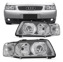 Farol audi a3 2001 2002 2003 2004 2005 2006 lado direito e esquerdo novo