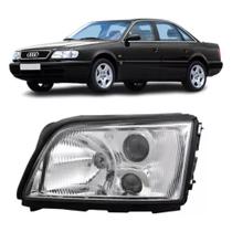 Farol Audi A6 1994 Ate 1996 Com Auxiliar Lado Esquerdo Depo Farol Audi A6 1994 Ate 1996 Com Auxiliar Lado Esquerdo Depo