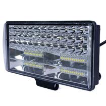 Farol Aux Led Retangular 36 Led 252w Alto e baixo 6500k 10.5cm X 14cm X 6.5cm