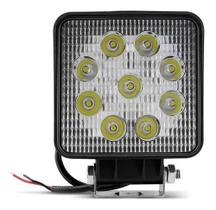 Farol aux. universal led quadrado 6000k 10v/30v 2400lm shocklight Farol aux. universal led quadrado 6000k 10v/30v 2400lm shocklight