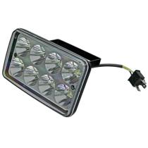 Farol Auxiliar Alto Baixo 8 Leds SMD Branco 9 80V 24W 7000k com Manejo 150x100x65mm - Fortlux - FKM-F0024W Farol Auxiliar Alto Baixo 8 Leds SMD Branco 9 80V 24W 7000k com Manejo 150x100x65mm - Fortlux - FKM-F0024W