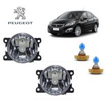 Farol Auxiliar Arteb Peugeot 408 18 H16 Super Branca Par