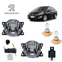 Farol Auxiliar Arteb Peugeot 408 2017 H16 Kit