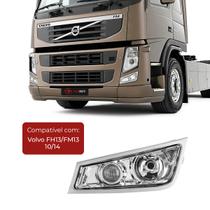 Farol Auxiliar Caminhão Volvo Fh13 2010 11 12 13 14 Duplo