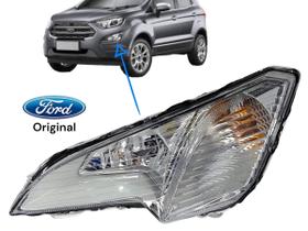 Farol Auxiliar com Seta Esquerda Ford EcoSport 2018 a 2022 Original GN1513B221BD com Lâmpadas Inclusas Farol Auxiliar com Seta Esquerda Ford EcoSport 2018 a 2022 Original GN1513B221BD com Lâmpadas Inclusas