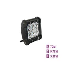 Farol Auxiliar Concha 6 Led 18w 12/30v IMP550.113 Farol Auxiliar Concha 6 Led 18w 12/30v IMP550.113